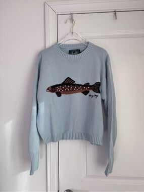 NWT Dairy Boy The Fisherman’s Daughter Sweater Bluepoint Size S
